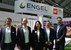 Engel and Wurth Elektronik are working together. Wurth makes the LED component and Engel the whole armature. Zheilo Andreev, Johann Waldherr and Harun Ozgor with Wurt and  Philippe Engel, Hefan Engel with Engel